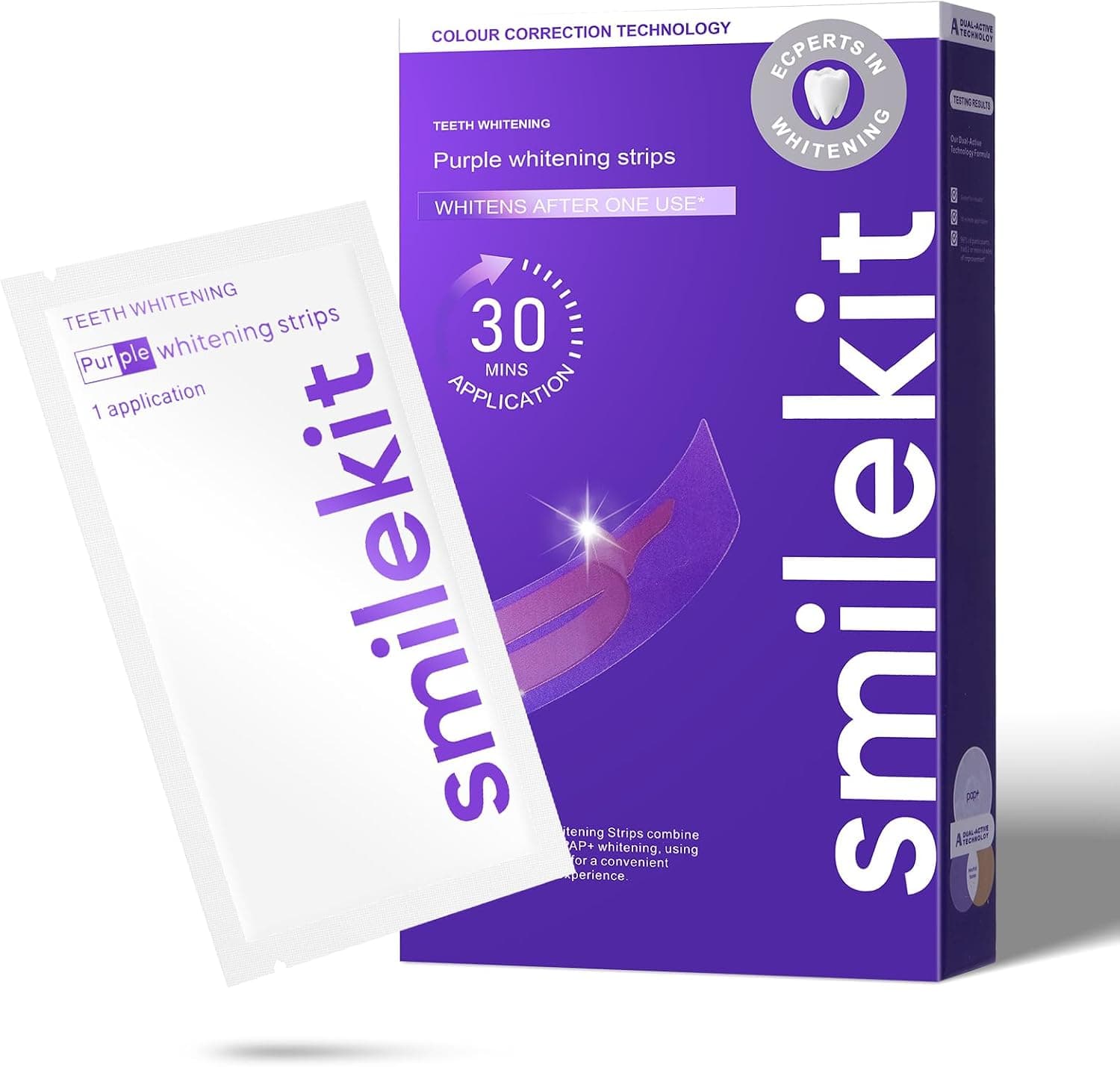 Bandes de blanchiment violettes Smilekit